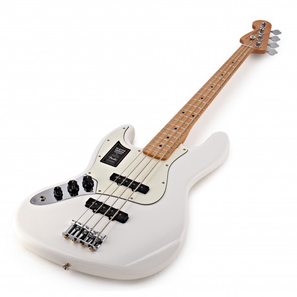 Fender Player Jazz Bass MN Left Handed, Polar White at Gear4music