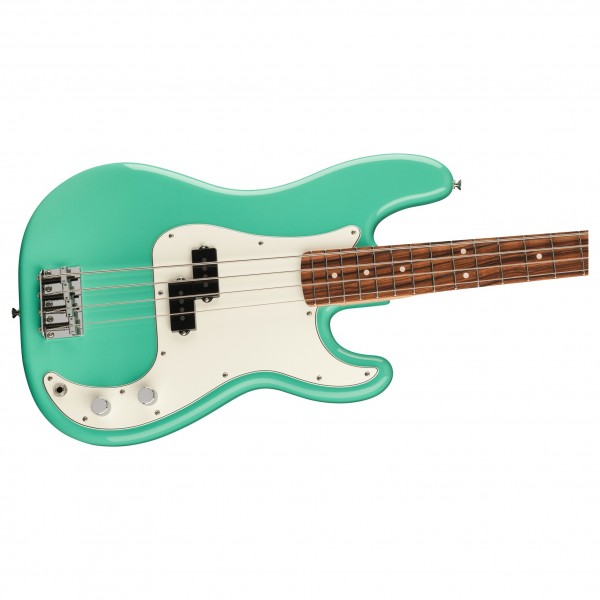 Fender Player Precision Bass PF, Sea Foam Green at Gear4music