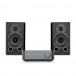 WiiM Amp, Space Grey & Wharfedale Diamond 9.1, Carbon Fibre Hi-Fi Bundle