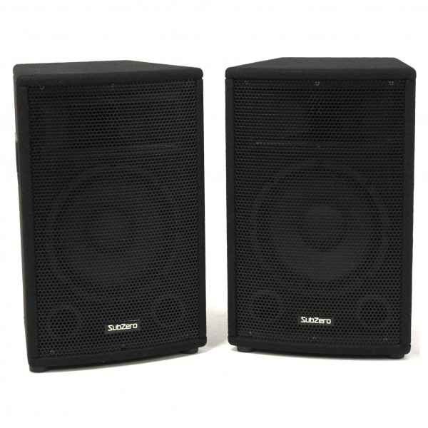 SubZero C10A Active PA Speaker, Pair - Secondhand