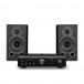 Denon PMA-600NE & Wharfedale Diamond 9.1, Carbon Fibre Hi-Fi Bundle Front View