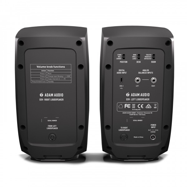 【ADAM AUDIO】D3V Adam Audio System stacjonarnych monitorów studyjnych D3V