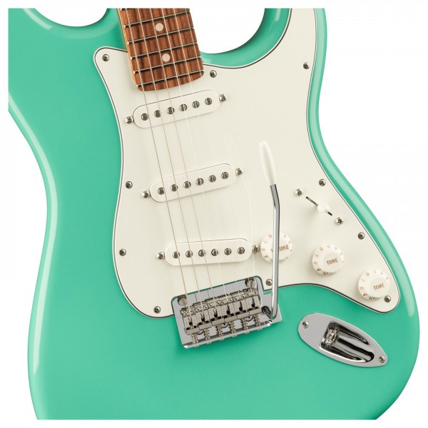 Fender Player Stratocaster PF, Sea Foam Green hardware
