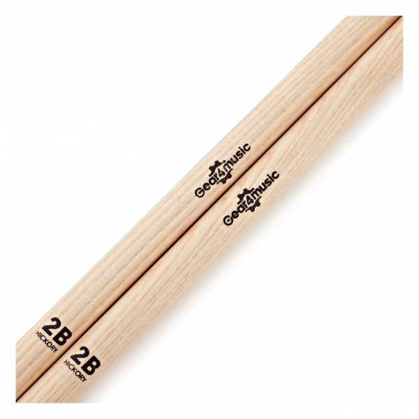 2B Hickory Drumsticks Natural, 5 Pack