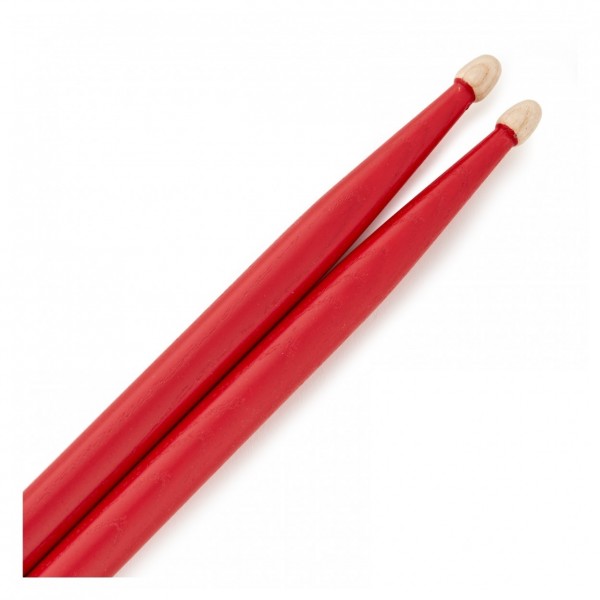5A Hickory Drumsticks Red, 5 Pack