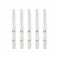 5A Hickory Wood Tip Drumsticks White, 5 Pack