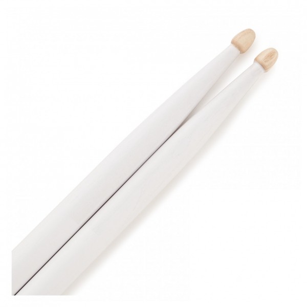 5A Hickory Drumsticks White, 5 Pack