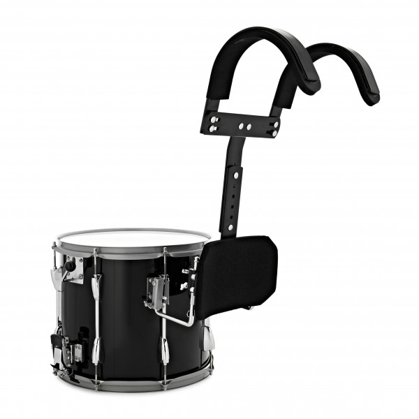 Premier NXT GEN Marching 14" x 12" Traditional Snare Drum & Top Snare, Black