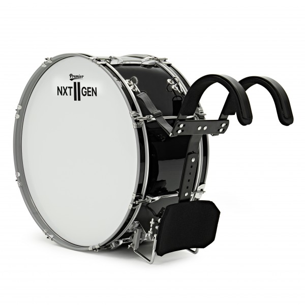 Premier NXT GEN Marching 26" x 10" Traditional Bass Drum, Black