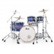 Pearl Professional Series 22'' 5pc Shell Pack, Royal Blue Burst - Front