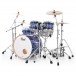 Pearl Professional Series 22'' 5pc Shell Pack, Royal Blue Burst - Angle