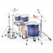 Pearl Professional Series 22'' 5pc Shell Pack, Royal Blue Burst - Back Angle 2