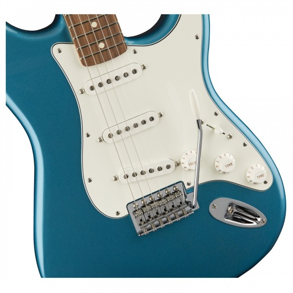 Fender Standard Stratocaster Electric Guitar, PF, Lake Placid Blue