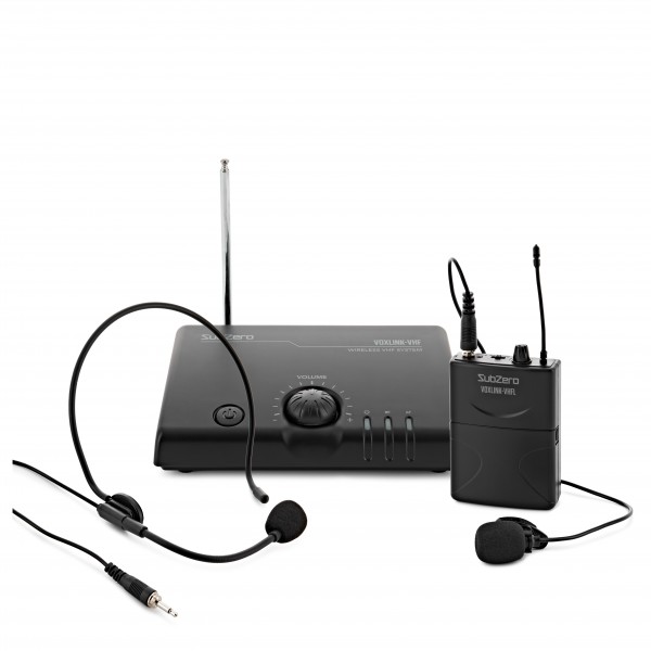 SubZero VHF Wireless System Headset/Lavalier