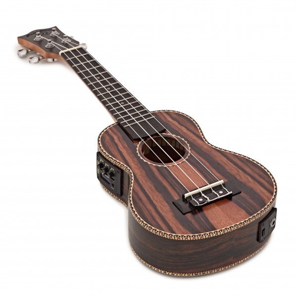 Snail UKS-E220EQ Soprano Ebony Electro Acoustic Ukulele