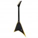 Jackson X Series Rhoads RRX24, Black with Yellow Bevels back