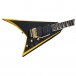 Jackson X Series Rhoads RRX24, Black with Yellow Bevels body