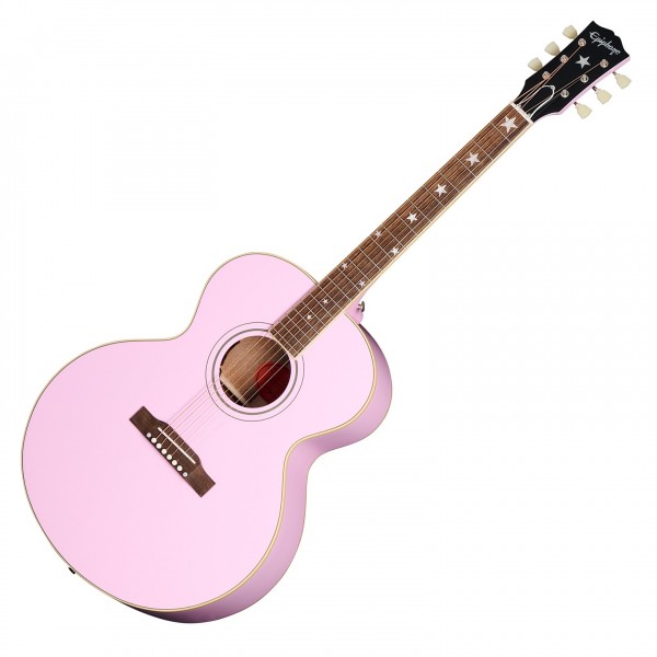 Epiphone J-180 LS Inspired by Gibson Custom, Pink