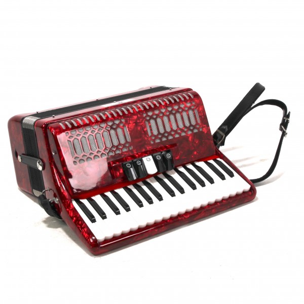 Deluxe Accordion by Gear4music, 48 Bass - Secondhand