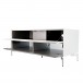 Sonorous Elements EX10 TV Cabinet, White - angled open
