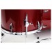 Tama Imperialstar 22'' 5pc Drum Kit w/Cymbals, Burnt Red Mist - Floor Tom