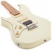 JET Guitars JS-400 HSS Roasted Maple Left Handed, Olympic White