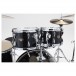 Tama Imperialstar 22'' 5pc Drum Kit, Hairline Black - Rack Toms