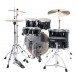 Tama Imperialstar 22'' 5pc Drum Kit w/Cymbals, Hairline Black - Back