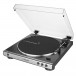 Audio Technica AT-LP60X-BT Bluetooth Turntable, White Side View