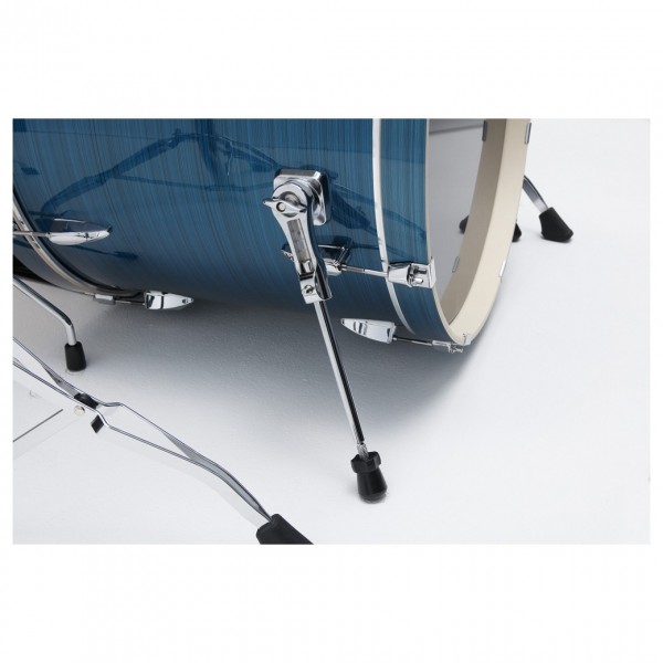 Tama Imperialstar 22'' 6pc Drum Kit w/Meinl Cymbals, Hairline Blue - Bass Drum