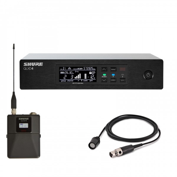 Shure QLXD Custom Wireless Lavalier Microphone System; K51