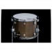 Tama SLP 14'' x 10'' Duo Snare Snare Drum w/ Legs, Transparent Mocha - Shell Detail