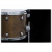 Tama SLP 14'' x 10'' Duo Snare Snare Drum w/ Legs, Transparent Mocha - Shell Detail 2