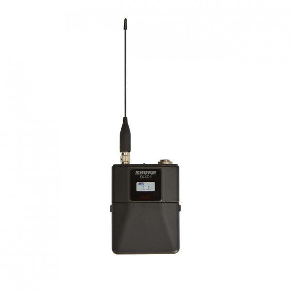 Shure QLXD Custom Wireless Instrument System; K51 - Bodypack, Front