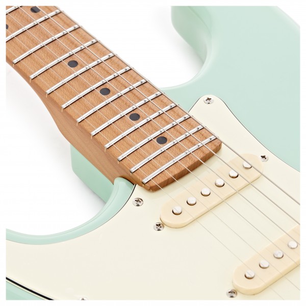 JET Guitars JS-300 Roasted Maple Left Handed, Sea Foam Green