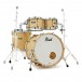 Pearl Masters Maple 22'' 4pc Shell Pack, Matte Natural