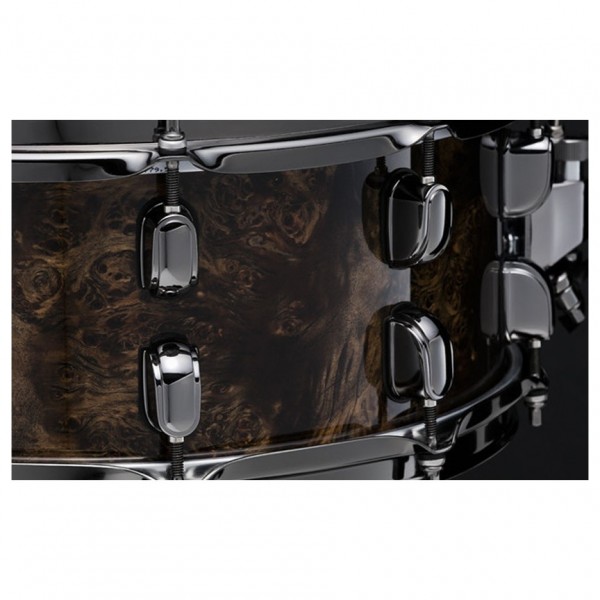 Tama SLP 14" x 6" Snare Drum, Kona Mappa Burl - Shell Detail