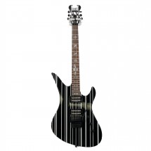 Schecter Synyster Gates Standard, Black w/ Silver Pinstripes - Secondhand