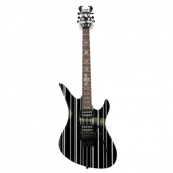 Schecter Synyster Gates Standard, Black w/ Silver Pinstripes - Secondhand