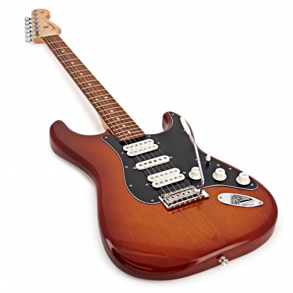 fender player stratocaster hsh pf tobacco burst Fender Player Stratocaster HSH PF, Tobacco Burst at Gear4music