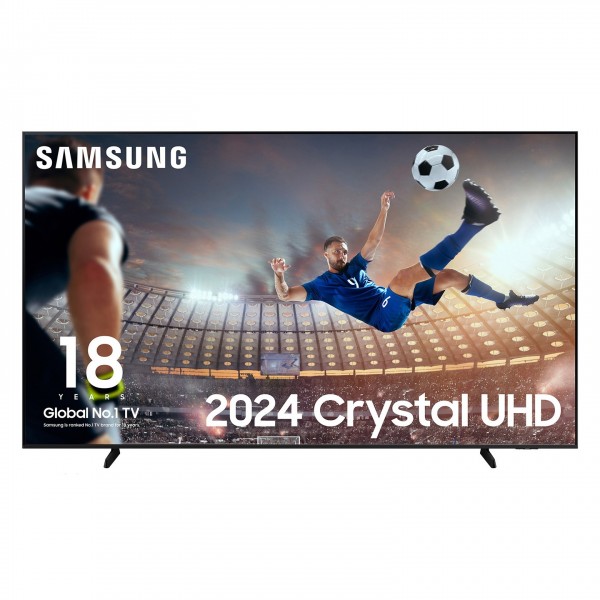 Samsung 2024 DU9000 98 Crystal UHD 4K HDR Smart TV Front View 2