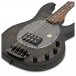 Sterling by Music Man StingRay Bass RW, Poplar Burl Trans Black