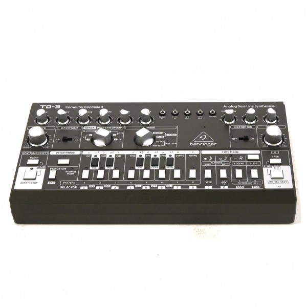 Behringer TD-3-BK Analog Bass Line Synthesizer, Black - Secondhand