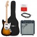 Squier Sonic Mustang Pack with Free 3 Months Fender Play