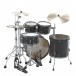 Tama Starclassic Maple 22'' 4pc Shell Pack, Flat Black - Back