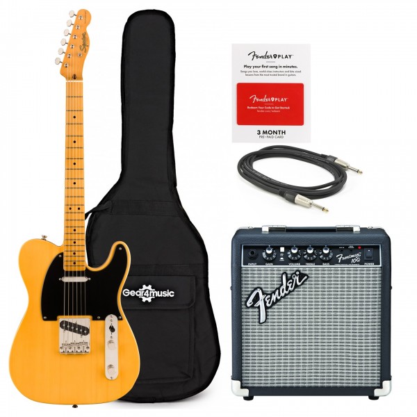 Squier Classic Vibe Telecaster Pack with Free 3 Months Fender Play