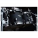 Tama Starclassic Maple 22'' 4pc Shell Pack, Flat Black - Rack Tom