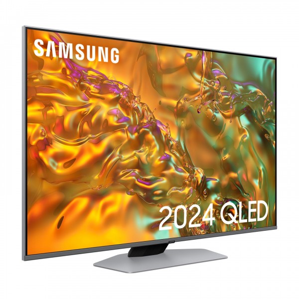Samsung 2024 Q80D 50-inch QLED 4K HDR Smart TV Side View