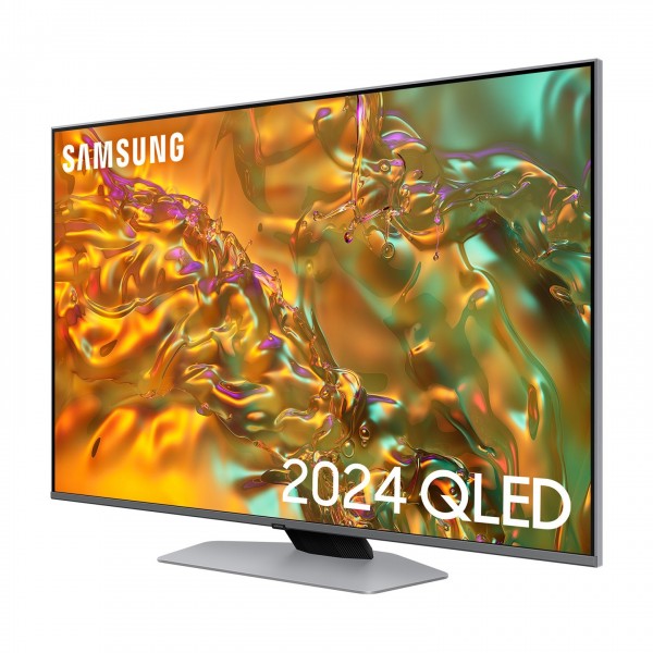 Samsung 2024 Q80D 50-inch QLED 4K HDR Smart TV Side View 2