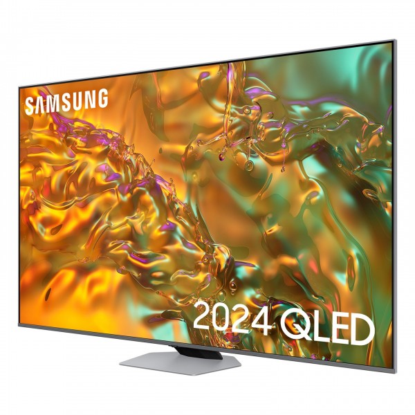 Samsung 2024 Q80D 85-inch QLED 4K HDR Smart TV Side View